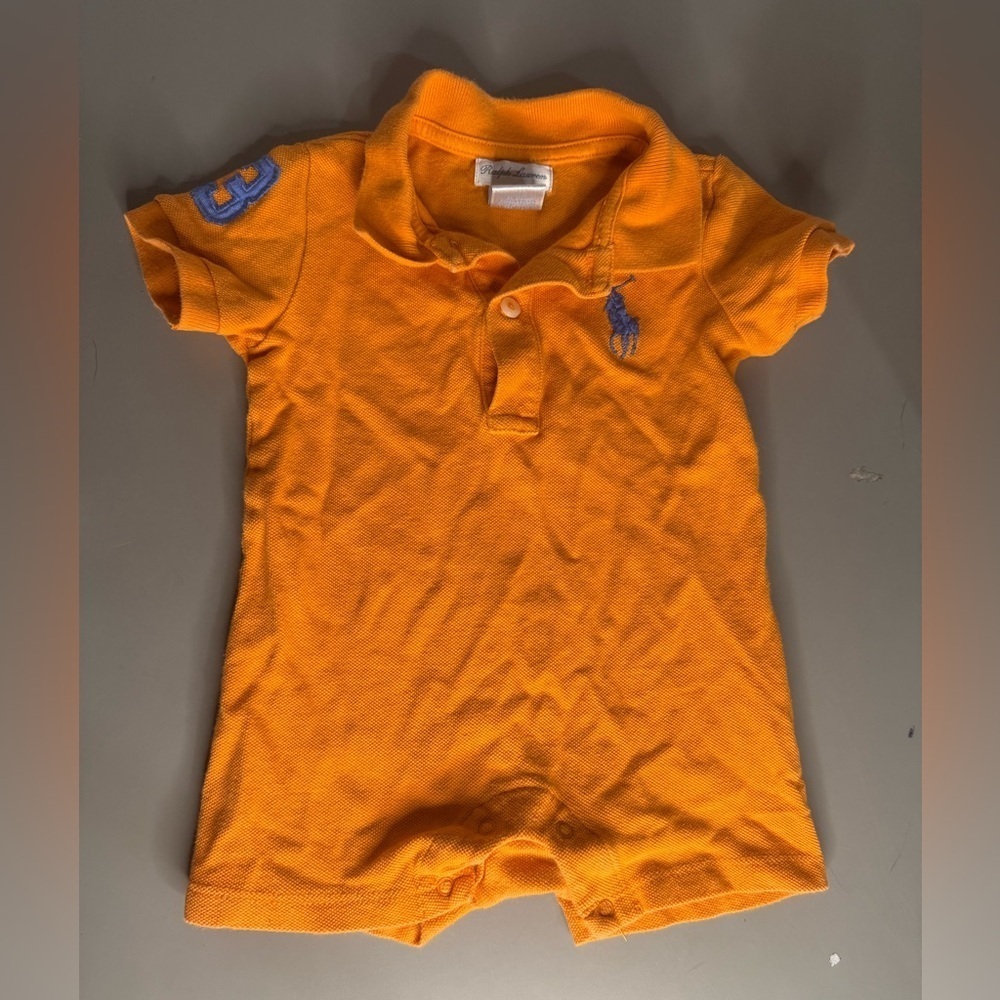 Ralph Lauren Bright Orange Kids Polo